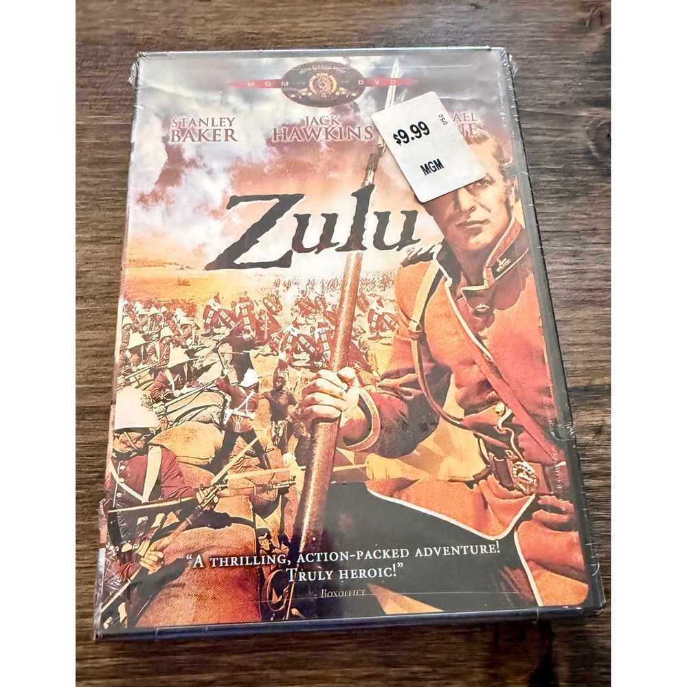 MGM Zulu Movie DVD New Sealed 1964 War Drama Michael Caine